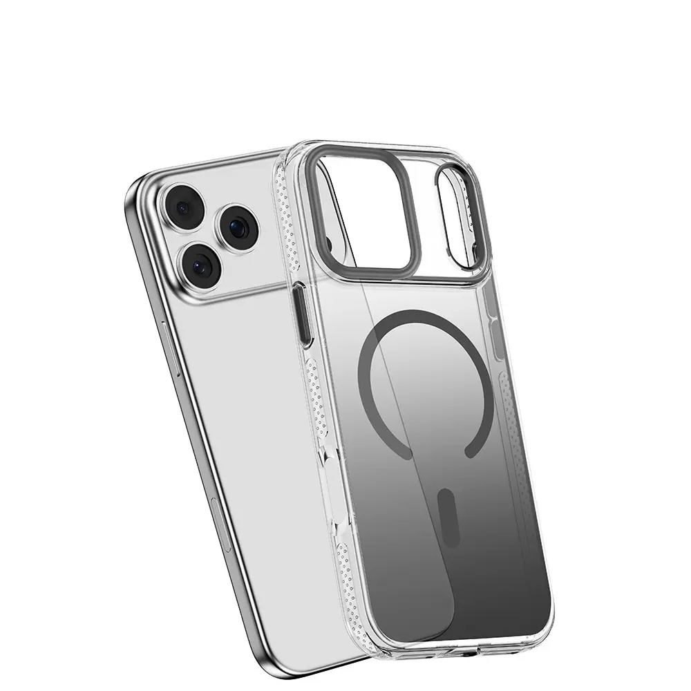 iPhone 17 Pro Max MagSafe Uyumlu Şeffaf Kılıf - Mutural Icesense