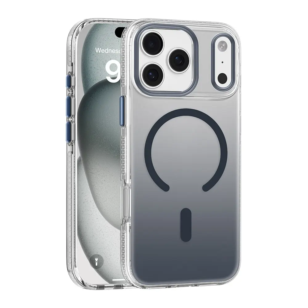 iPhone 17 Pro Max MagSafe Uyumlu Şeffaf Kılıf - Mutural Icesense