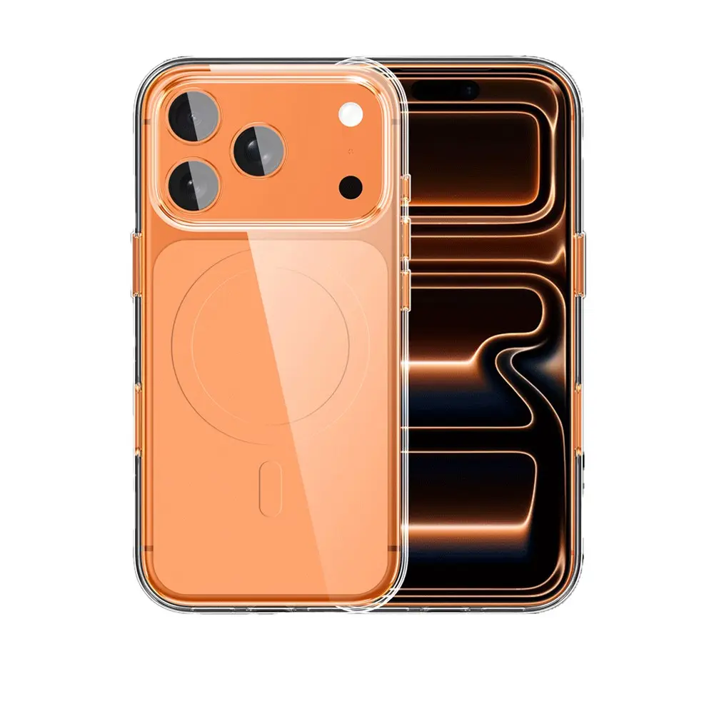 iPhone 17 Pro Max MagSafe Uyumlu Şeffaf Kılıf - Wlons Apel