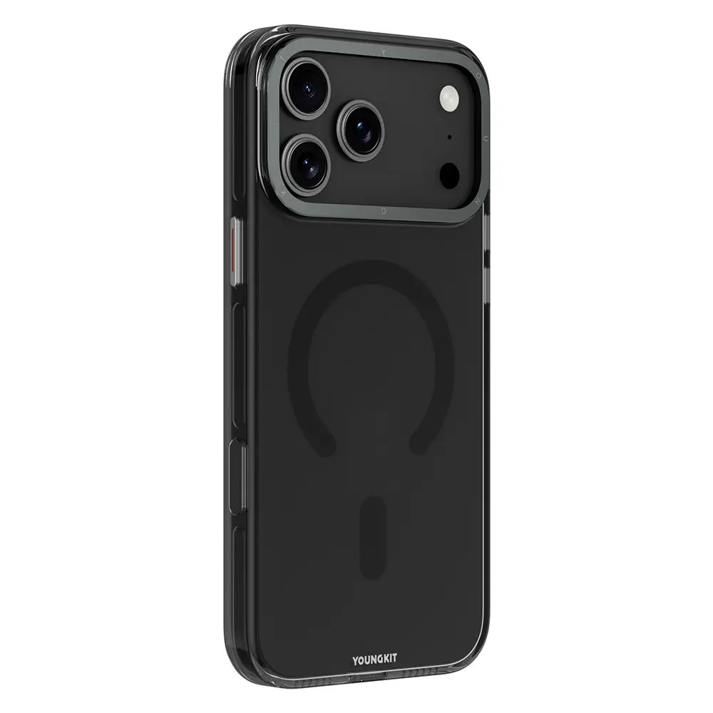iPhone 17 Pro Max MagSafe Uyumlu Şeffaf Kılıf - Youngkit Crystal Shield