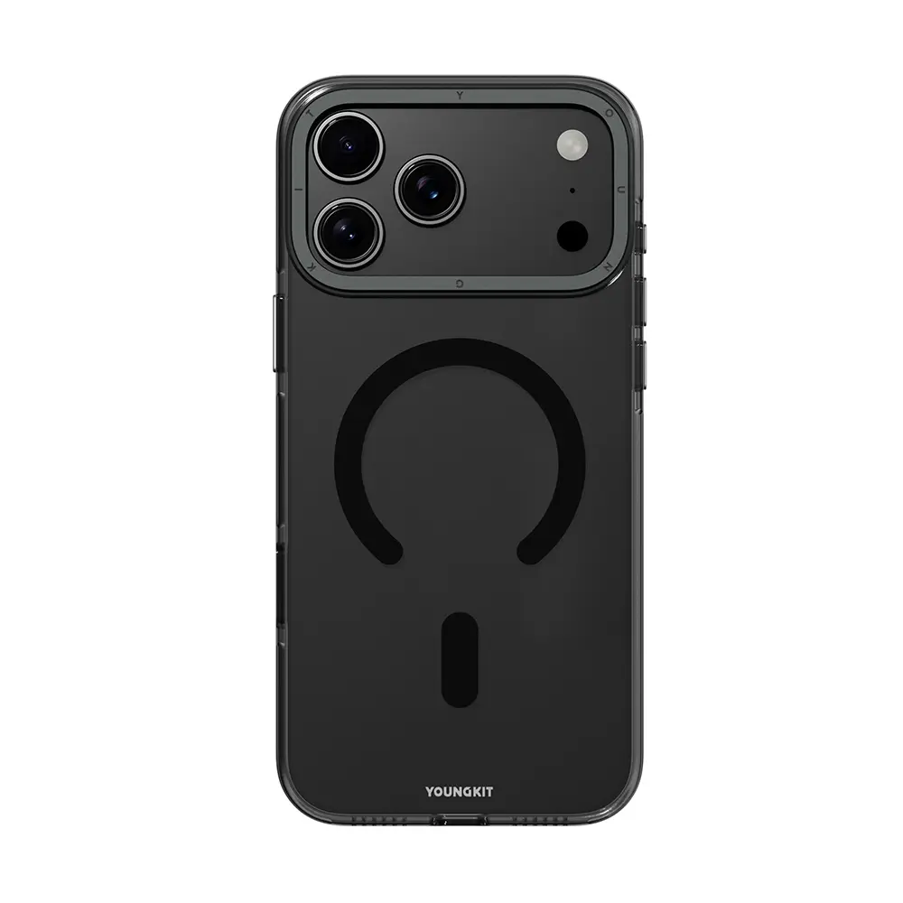 iPhone 17 Pro Max MagSafe Uyumlu Şeffaf Kılıf - Youngkit Crystal Shield
