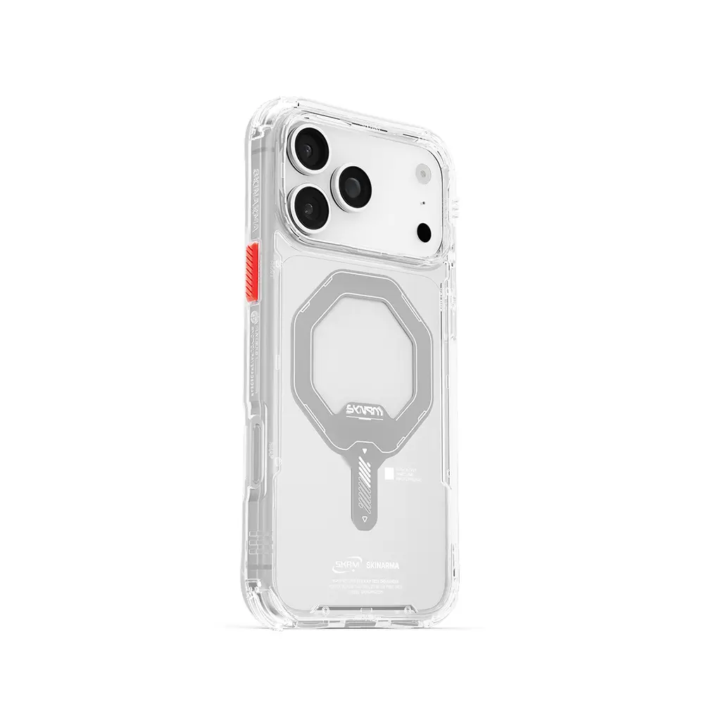 iPhone 17 Pro Max MagSafe Uyumlu Şeffaf Kılıf - Skinarma Saido