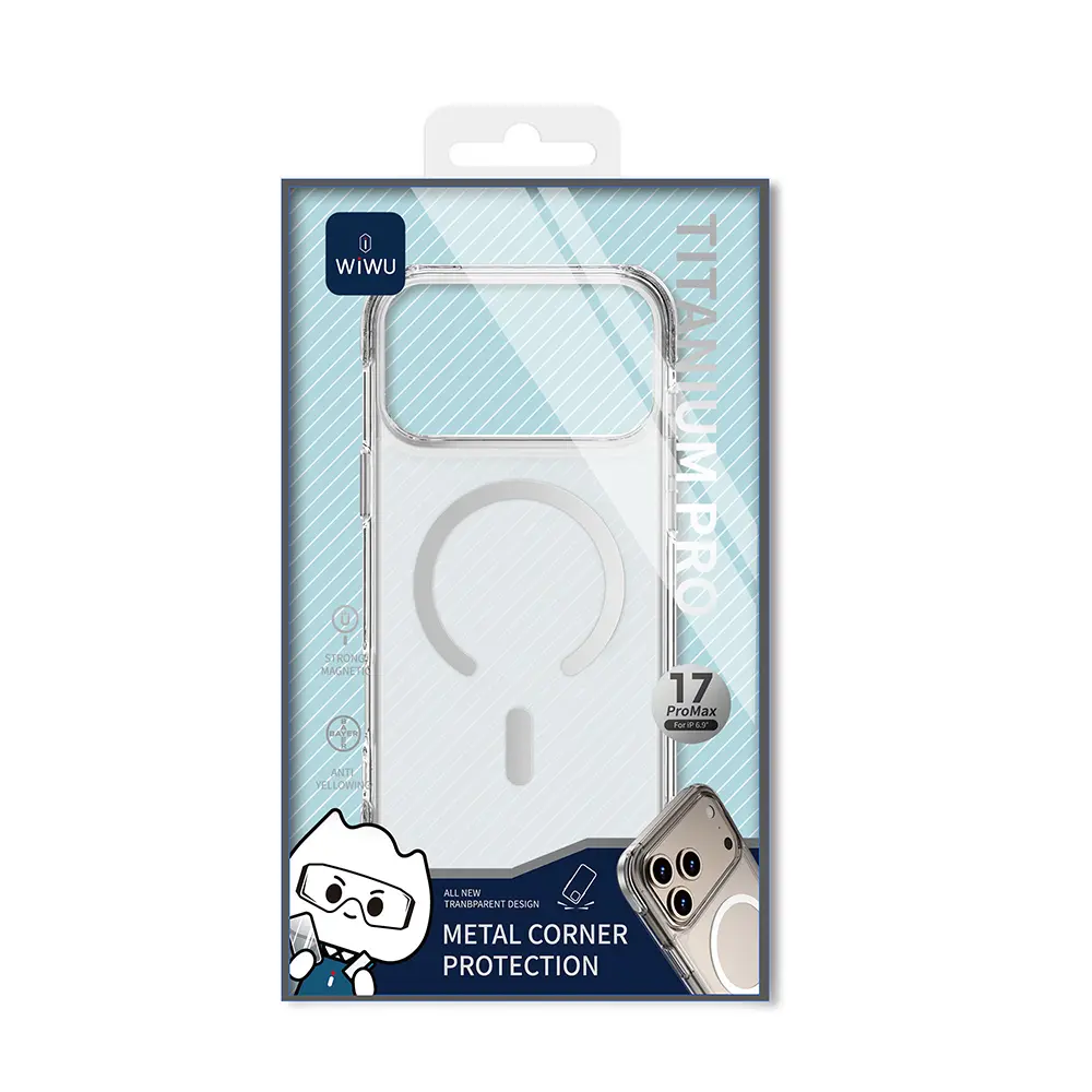 iPhone 17 Pro Max MagSafe Uyumlu Kılıf - Wiwu Titanyum Pro MCC-702