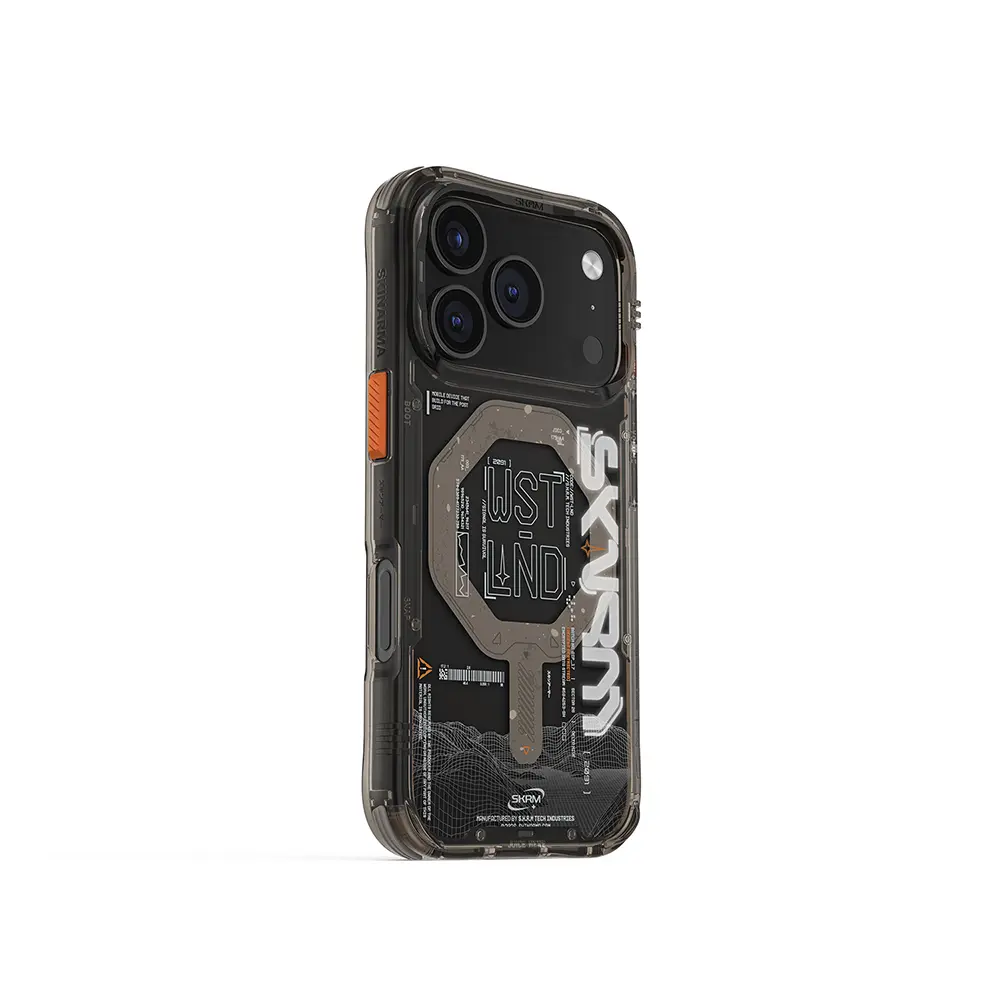 iPhone 17 Pro Max MagSafe Uyumlu Yazı Desenli Kılıf - Skinarma Sonix