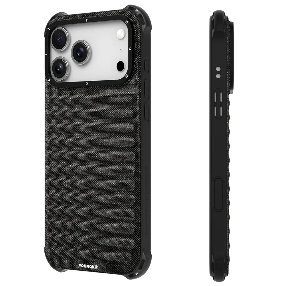 iPhone 17 Pro Max MagSafe Uyumlu Kumaş Kılıf - Youngkit Canvas