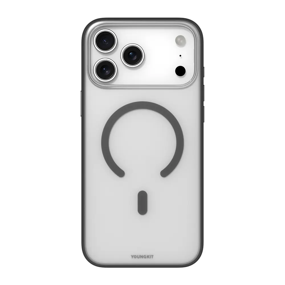 iPhone 17 Pro Max MagSafe Uyumlu Şeffaf Kılıf - Youngkit Clear