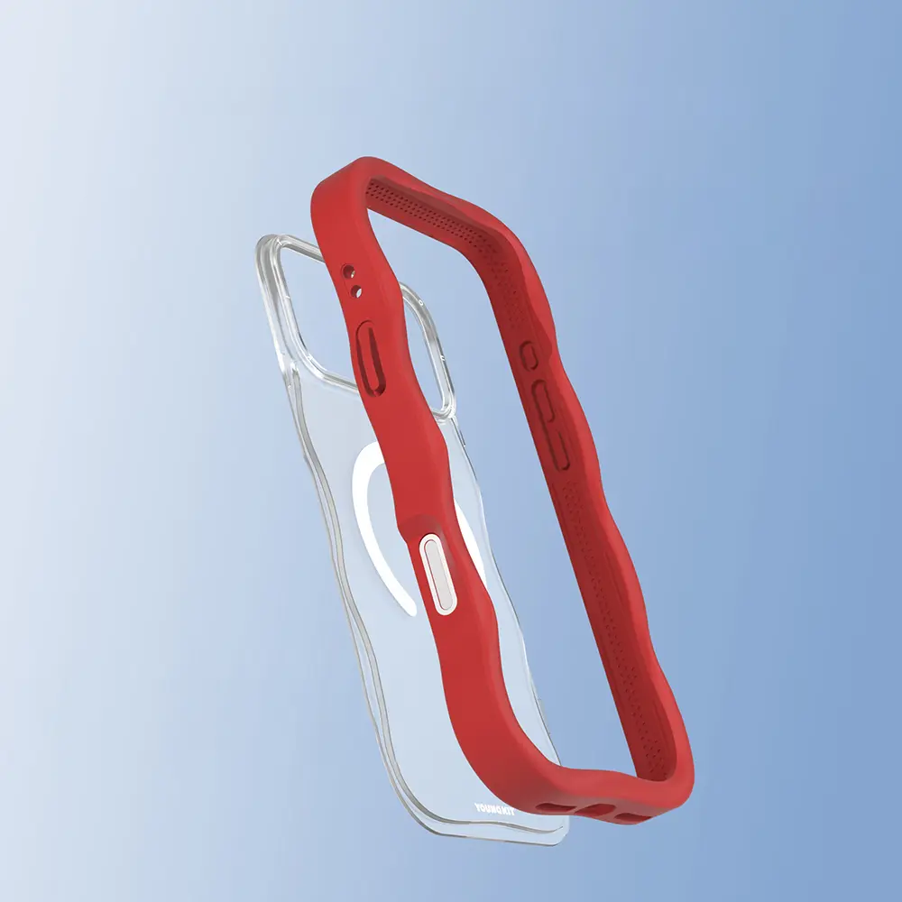 iPhone 17 Pro Max MagSafe Uyumlu Mat Kılıf - Youngkit Wave