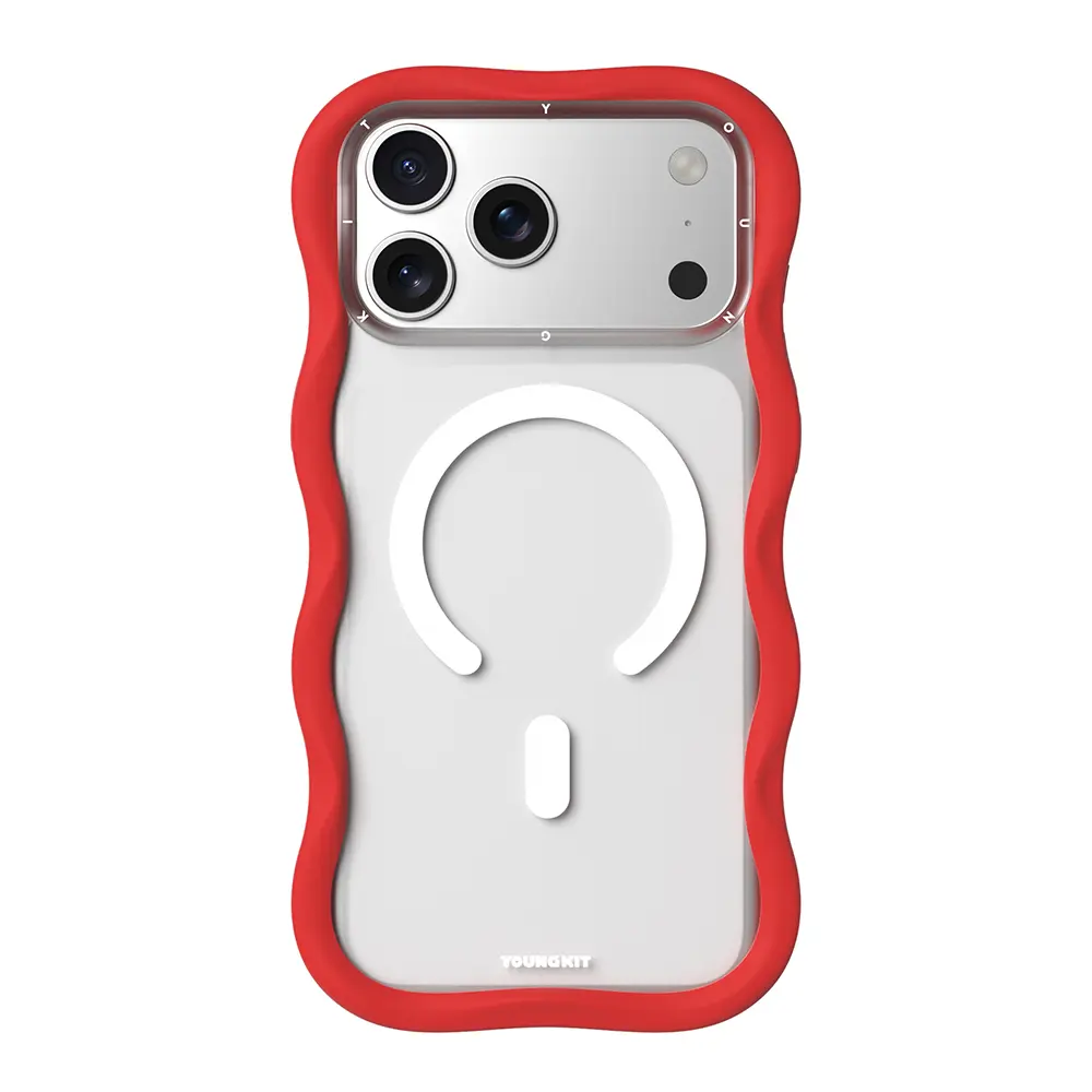 iPhone 17 Pro Max MagSafe Uyumlu Mat Kılıf - Youngkit Wave