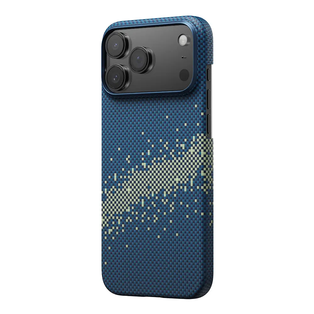 iPhone 17 Pro Max MagSafe Uyumlu Aramid Fiber Kılıf - Pitaka Tactile Woven Starpeak