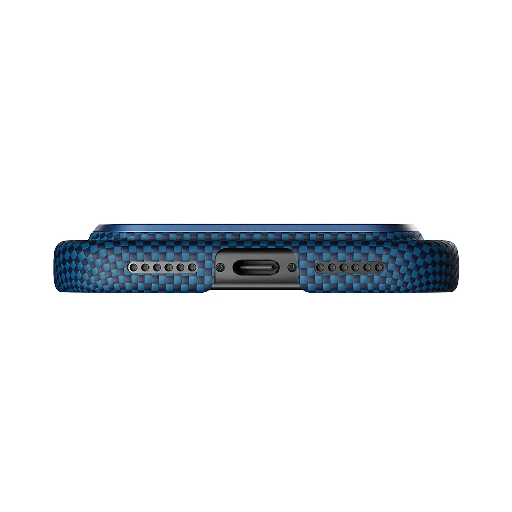 iPhone 17 Pro Max MagSafe Uyumlu Aramid Fiber Kılıf - Pitaka Tactile Woven Starpeak