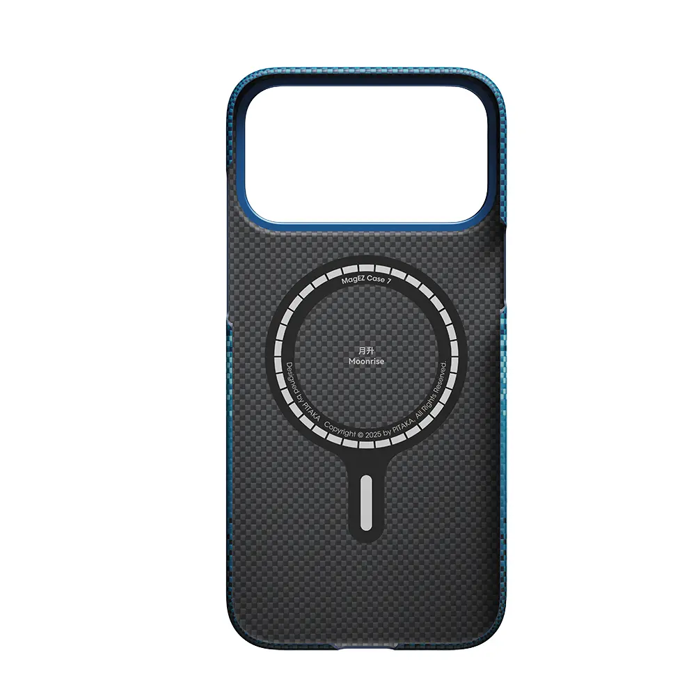 iPhone 17 Pro Max MagSafe Uyumlu Aramid Fiber Kılıf - Pitaka Tactile Woven Starpeak