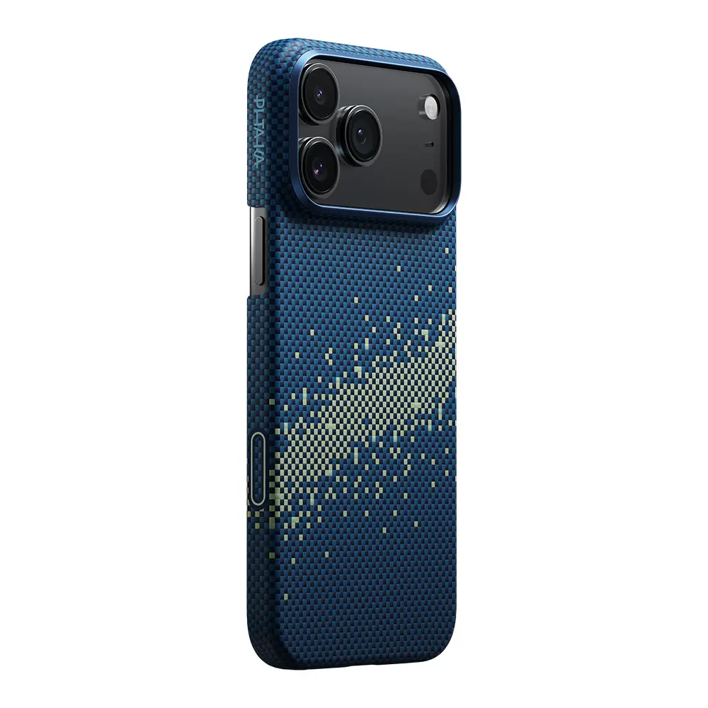 iPhone 17 Pro Max MagSafe Uyumlu Aramid Fiber Kılıf - Pitaka Tactile Woven Starpeak