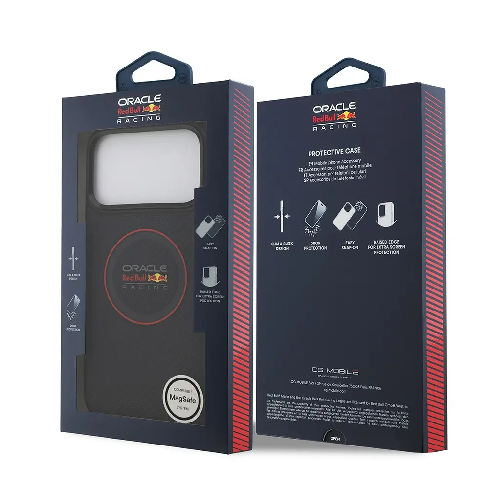 iPhone 17 Pro Max MagSafe Uyumlu PU Deri Kılıf - Redbull Lisanslı