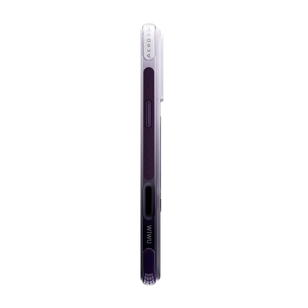 iPhone 17 Pro Max MagSafe Uyumlu Standlı Şeffaf Kılıf - Wiwu AeroShield Aurora Ultra