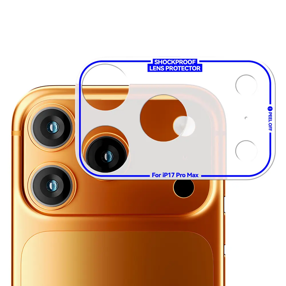 Apple iPhone 17 Pro Max Mohseven Pet Film Kamera Çerçeve Koruyucu