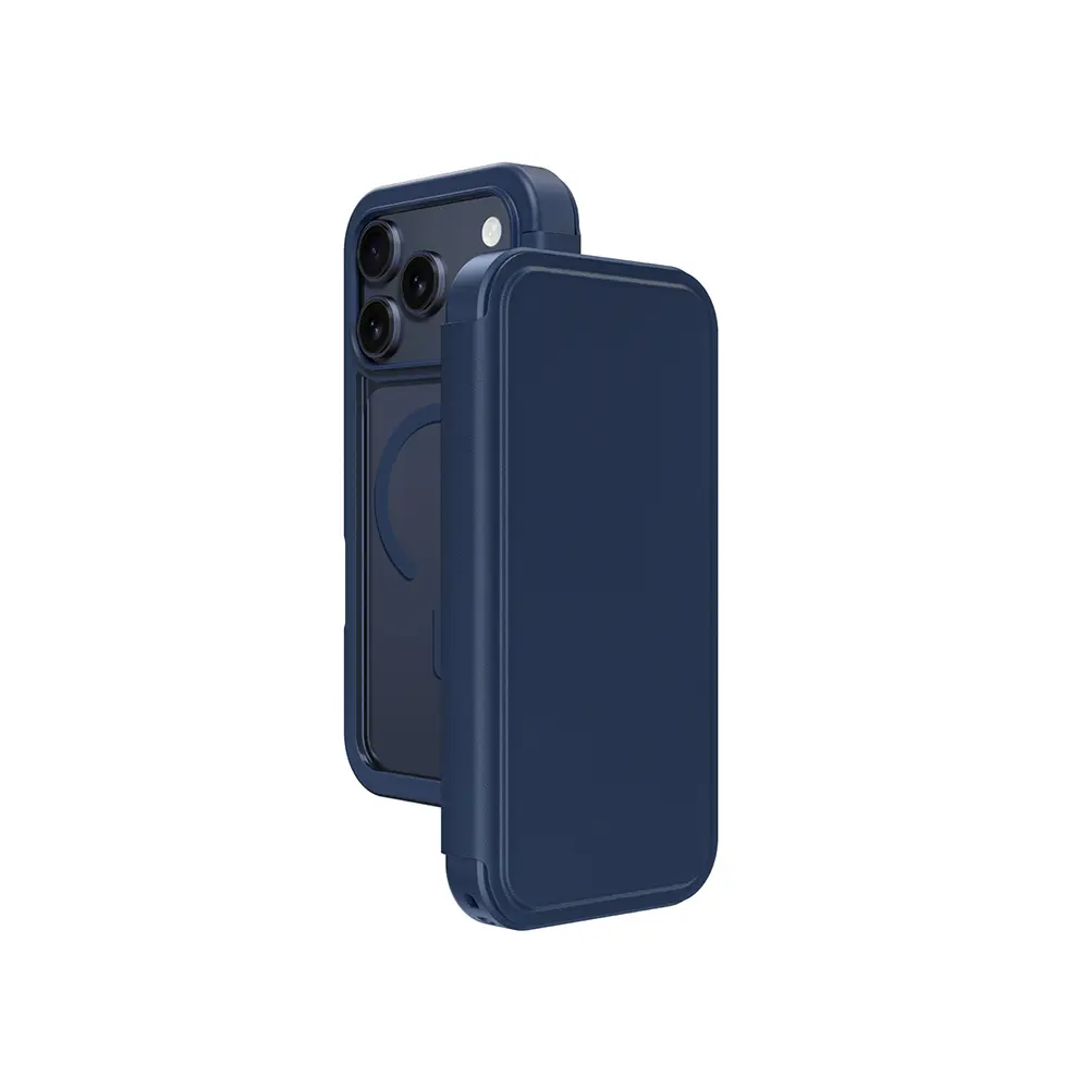 iPhone 17 Pro Max Kartlıklı Kapaklı Kılıf - Amazingthing Glamour Folio