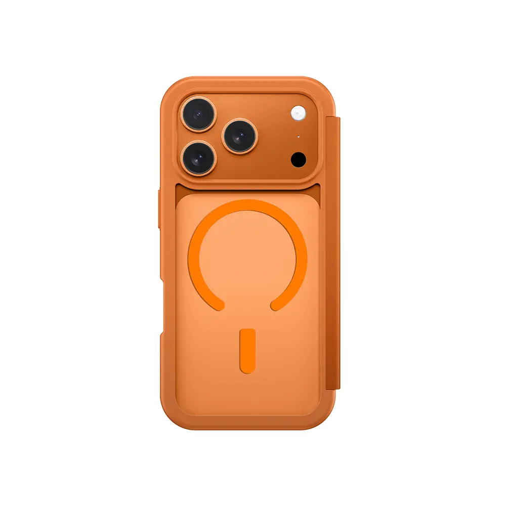 iPhone 17 Pro Max Kartlıklı Kapaklı Kılıf - Amazingthing Glamour Folio