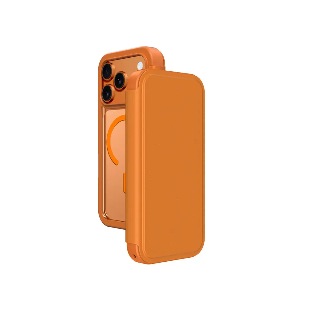 iPhone 17 Pro Max Kartlıklı Kapaklı Kılıf - Amazingthing Glamour Folio