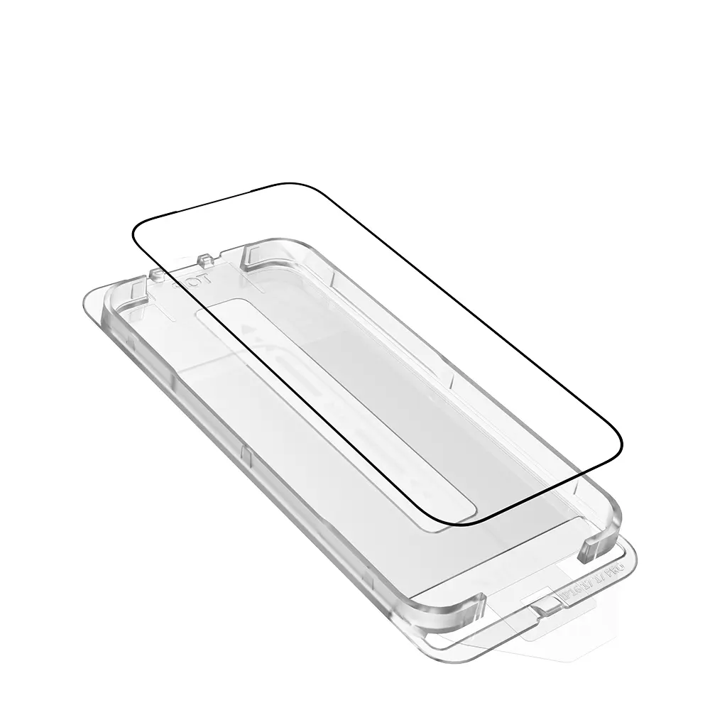iPhone 17 Pro Max 2.5D Ekran Koruyucu, 2 Adet ve Uygulama Aparatlı - Raptic Air Glass