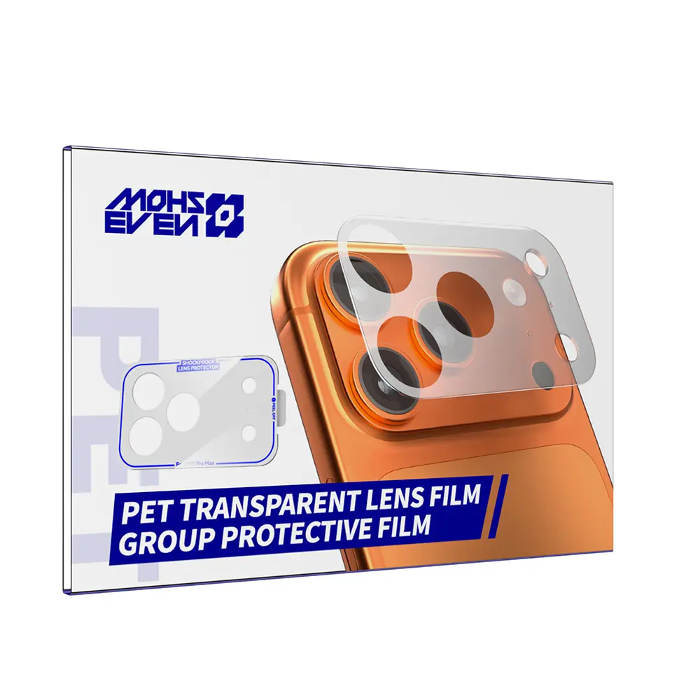 iPhone 17 Pro Şeffaf PET Film Kamera Çerçeve Koruyucu - Mohseven
