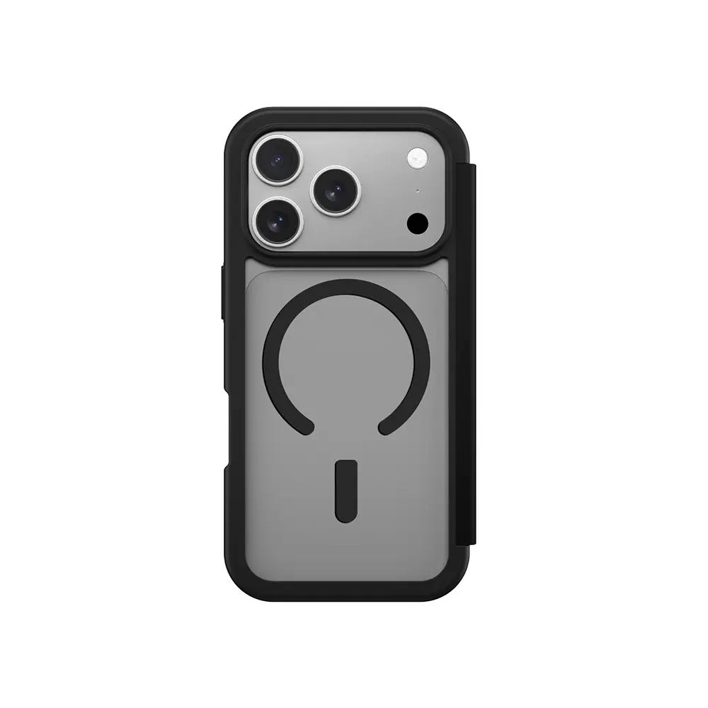 iPhone 17 Pro Kartlıklı Kapaklı Kılıf - Amazingthing Glamour Folio