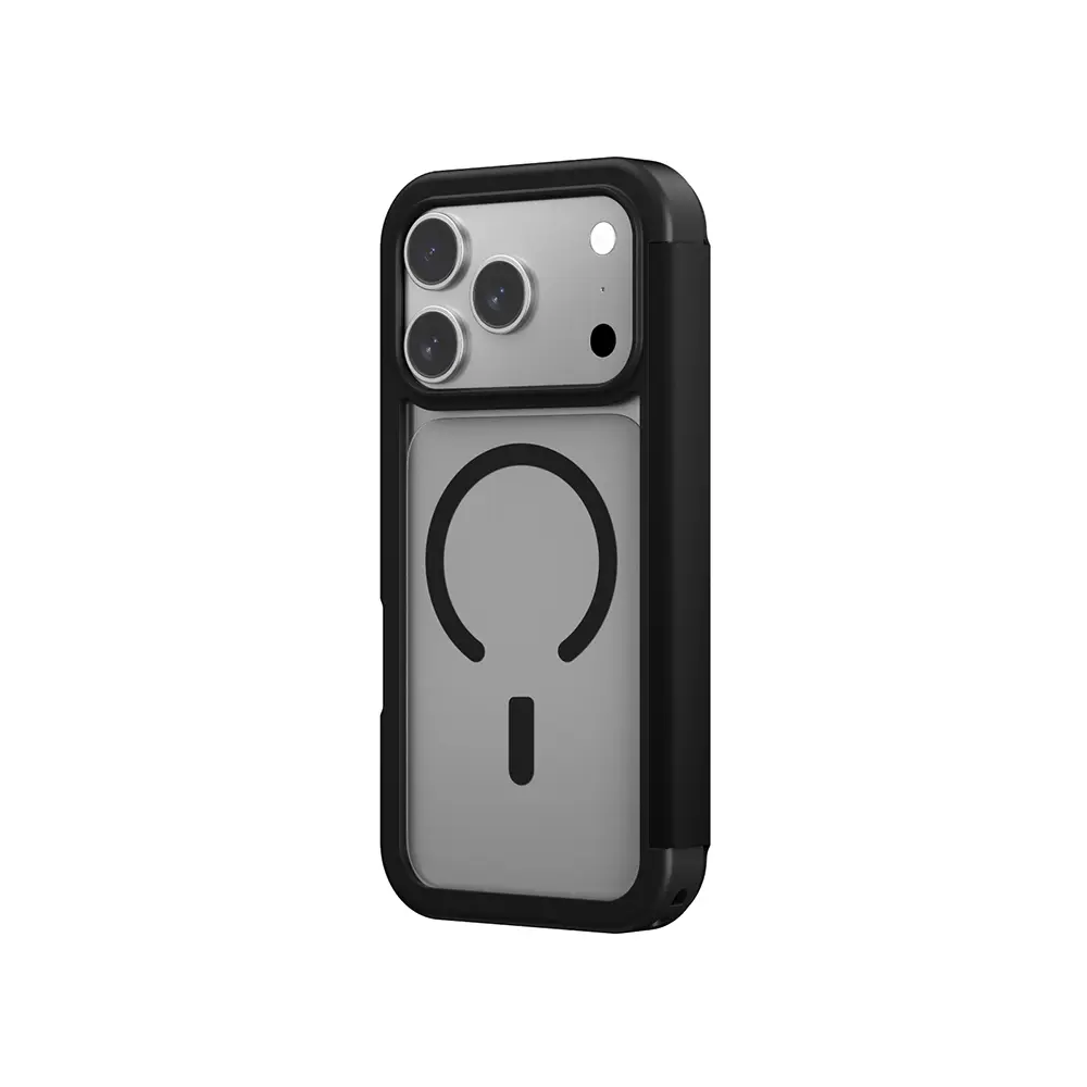 iPhone 17 Pro Kartlıklı Kapaklı Kılıf - Amazingthing Glamour Folio