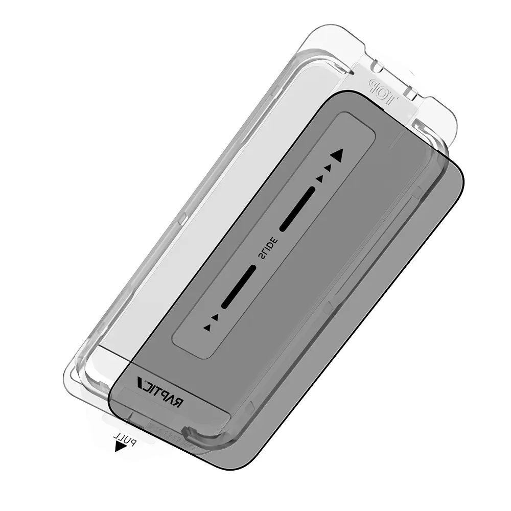 iPhone 17 Pro Hayalet Ekran Koruyucu, 2 Adet ve Uygulama Aparatlı - Raptic Air Glass 2.5D Privacy