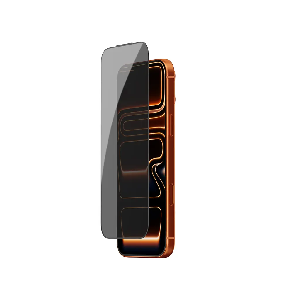 iPhone 17 3D Hayalet Ekran Koruyucu Cam - Wiwu GT-034 Glass Ultra Privacy