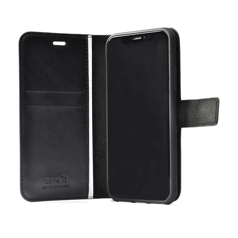 iPhone 17e Kapaklı Kartlık ve Standlı Kılıf - Zore Kar Deluxe