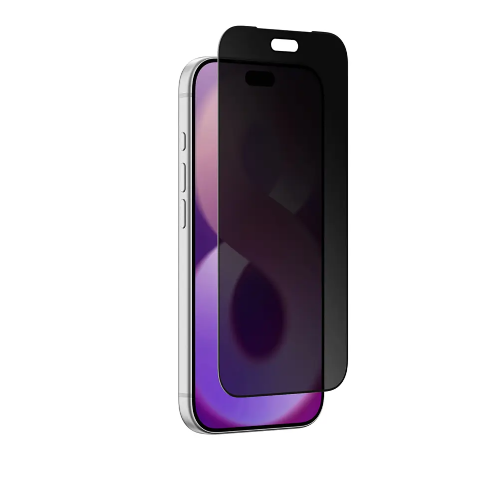 iPhone 18 Pro Gizlilik Filtreli Temperli Cam Ekran Koruyucu - Amazingthing Radix Privacy