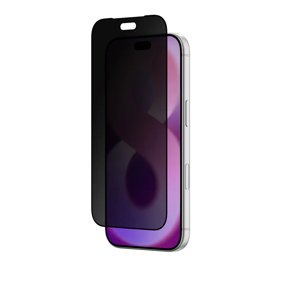 iPhone 18 Pro Gizlilik Filtreli Temperli Cam Ekran Koruyucu - Amazingthing Radix Privacy