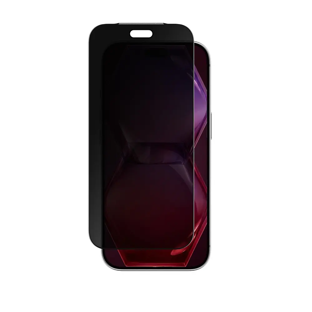 iPhone 18 Pro Gizlilik Filtreli Mat Temperli Cam Ekran Koruyucu - Amazingthing Titan Privacy Matte