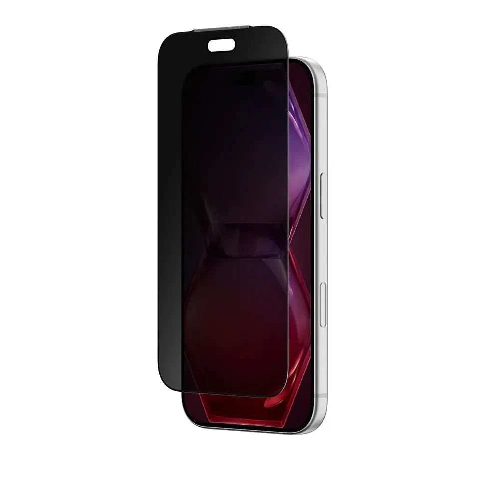 iPhone 18 Pro Gizlilik Filtreli Mat Temperli Cam Ekran Koruyucu - Amazingthing Titan Privacy Matte