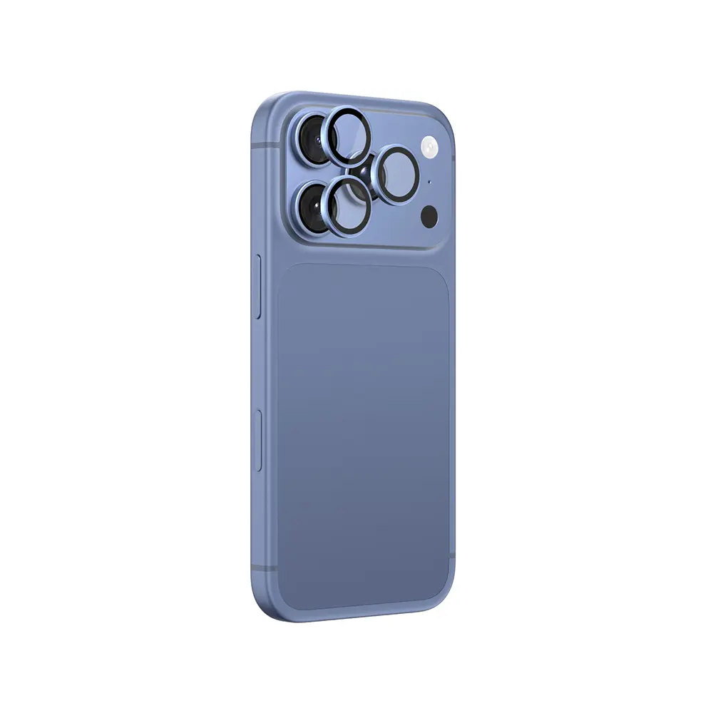 iPhone 18 Pro Safir AR Kamera Lens Koruyucu, Uygulama Aparatlı - Amazingthing Titan Vision