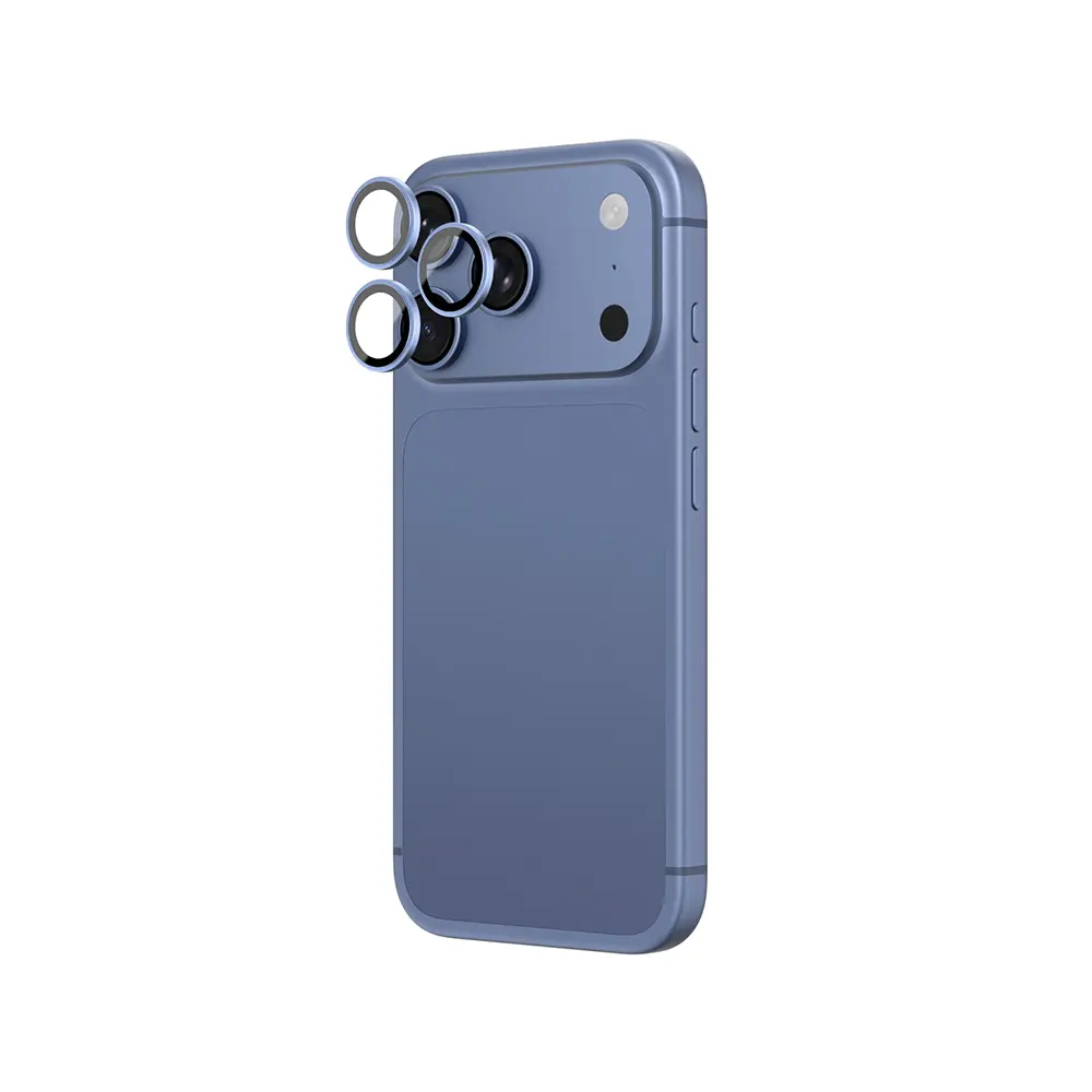 iPhone 18 Pro Safir AR Kamera Lens Koruyucu, Uygulama Aparatlı - Amazingthing Titan Vision