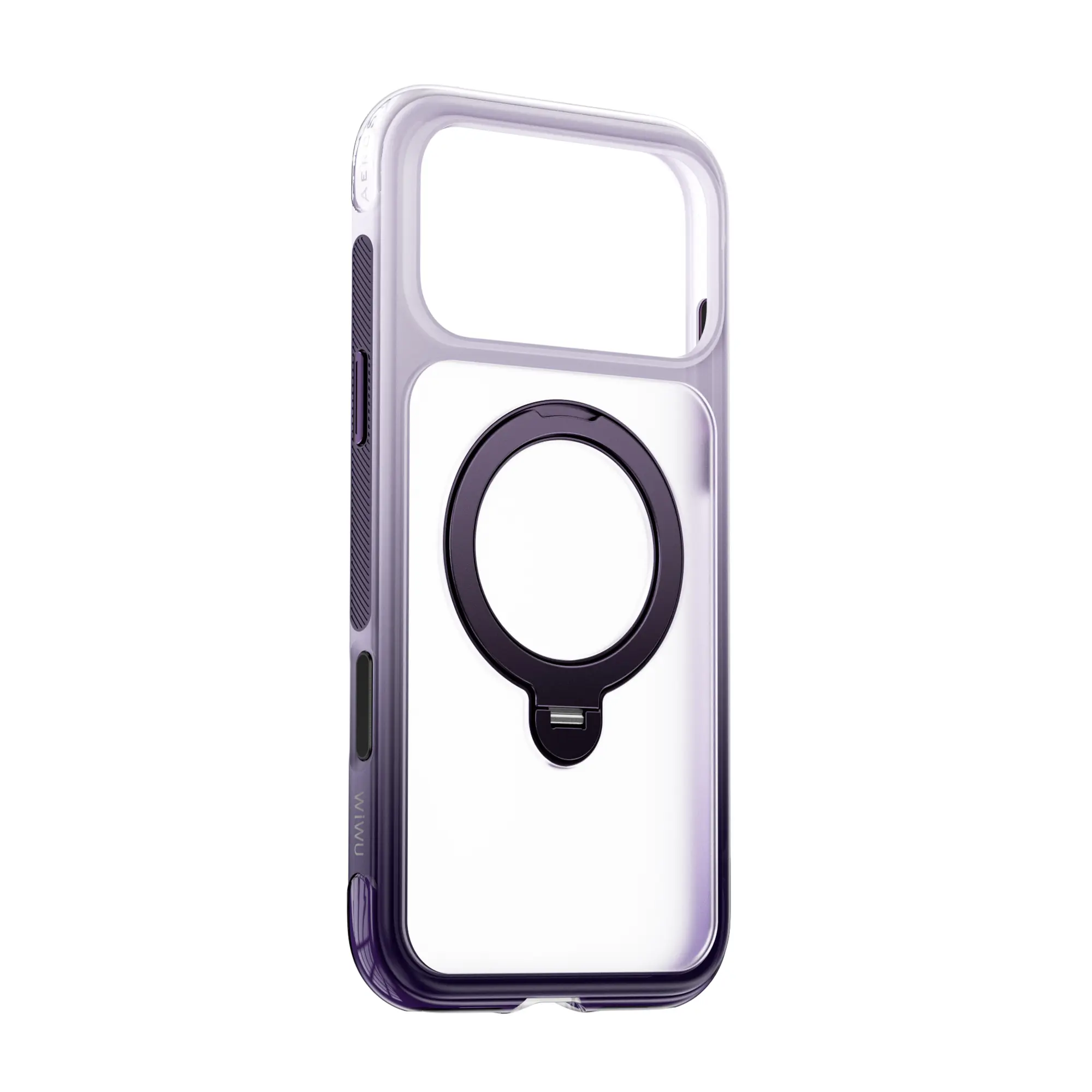 iPhone 18 Pro MagSafe Uyumlu Standlı Şeffaf Kılıf - Wiwu AeroShield Aurora Ultra