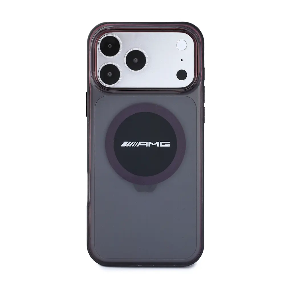iPhone 18 Pro MagSafe Uyumlu Şeffaf Kılıf - AMG Bicolor Block
