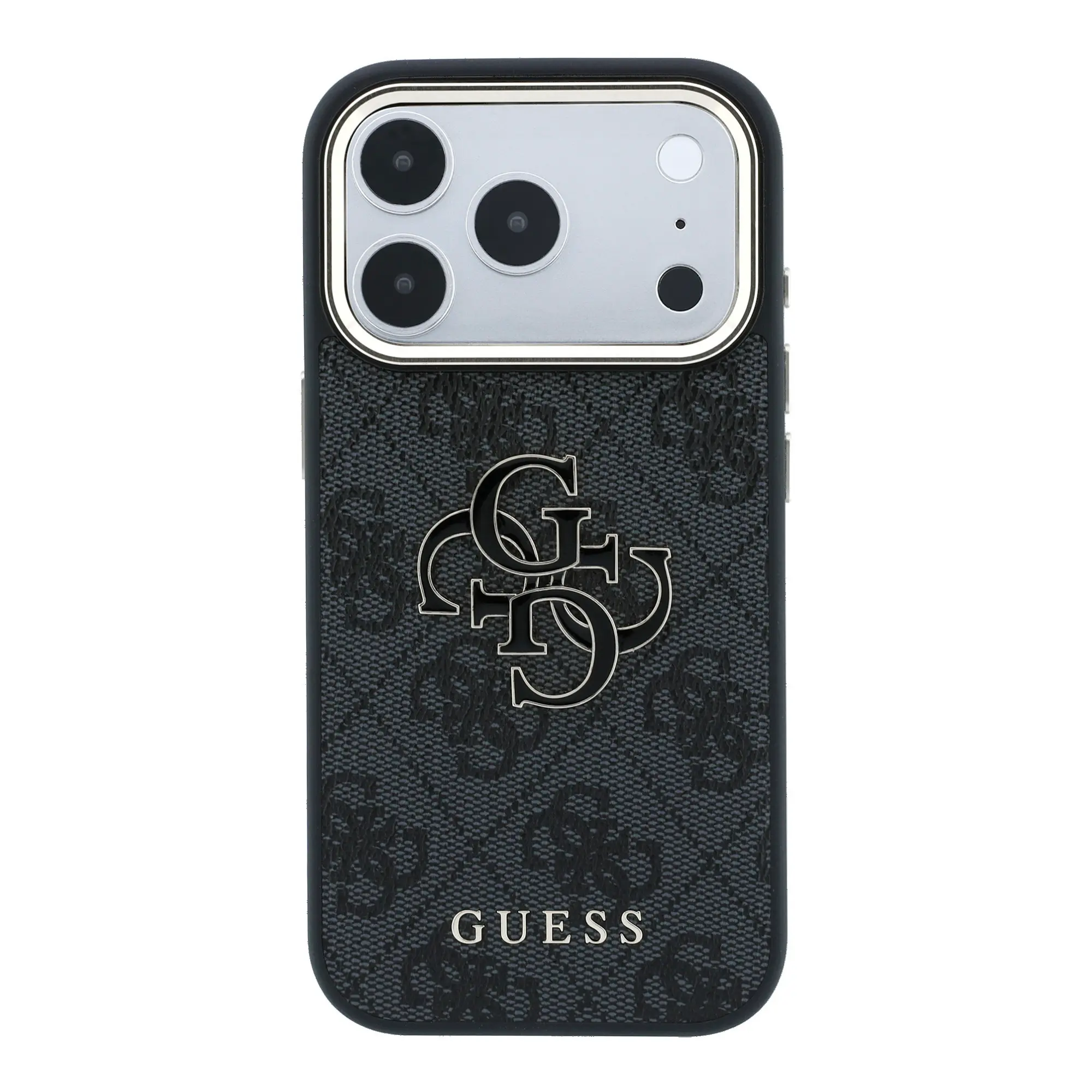 iPhone 18 Pro Kılıf, 4G Büyük Resin Logolu PU Kapak - Guess