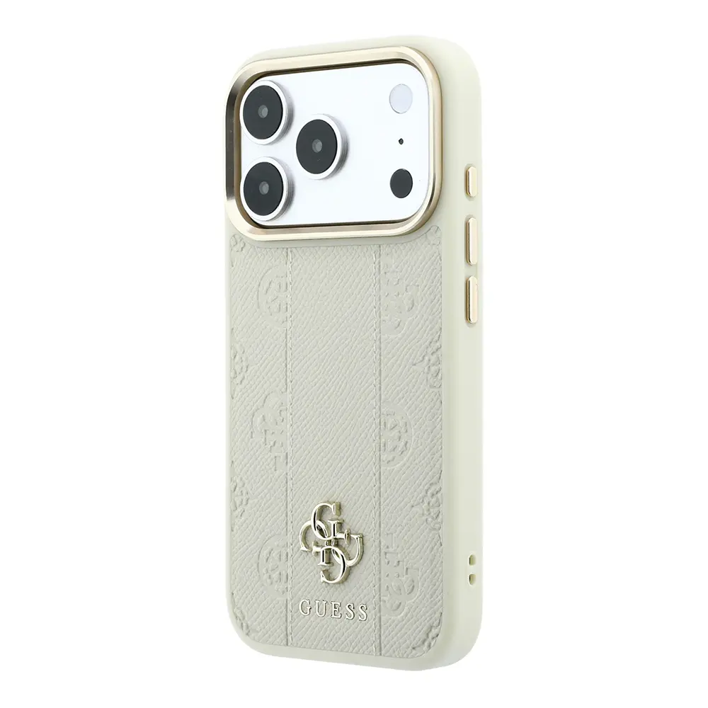 iPhone 18 Pro MagSafe Uyumlu Şeritli Peony Kılıf - Guess Lisanslı