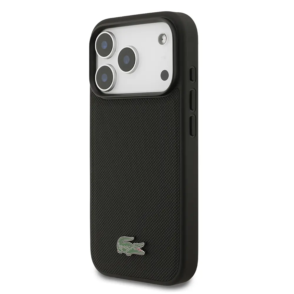 iPhone 18 Pro MagSafe Uyumlu PU Pike Desenli Kılıf - Lacoste