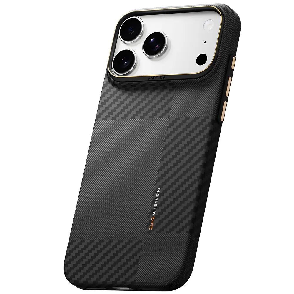 iPhone 18 Pro MagSafe Uyumlu Aramid Fiber Kılıf - Raptic Geotik