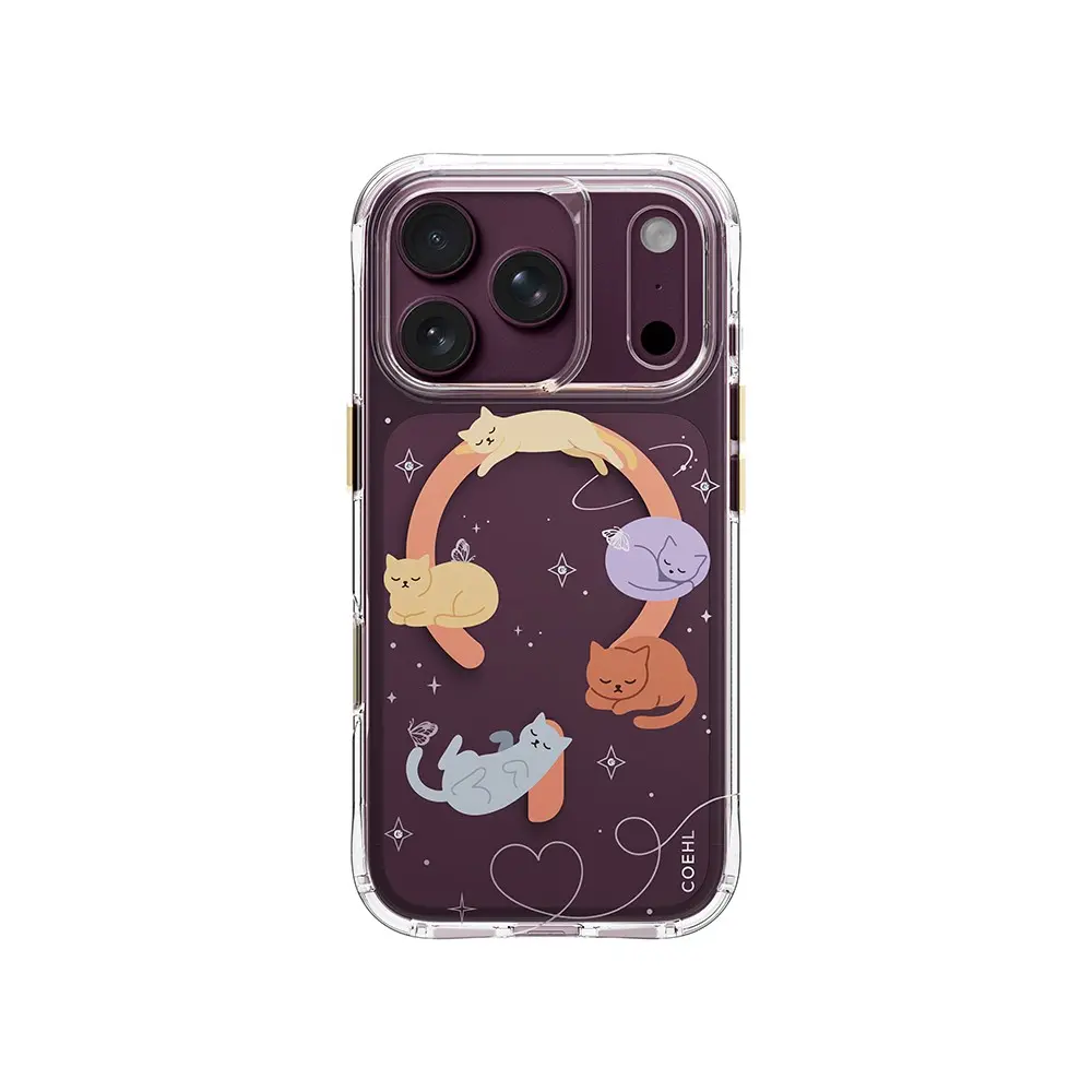 iPhone 18 Pro MagSafe Uyumlu Şeffaf Kılıf - Coehl Elysia