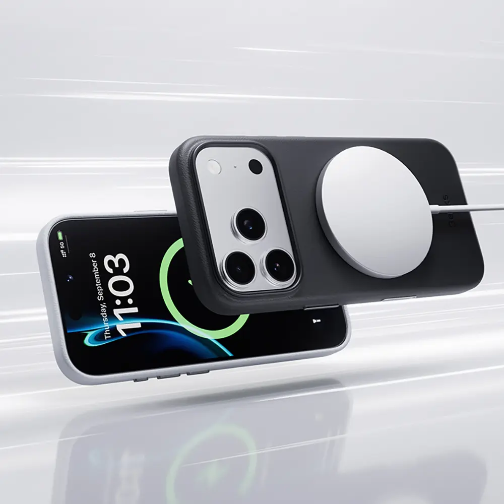 iPhone 18 Pro MagSafe Uyumlu PU Deri Kılıf - Benks VitaPro