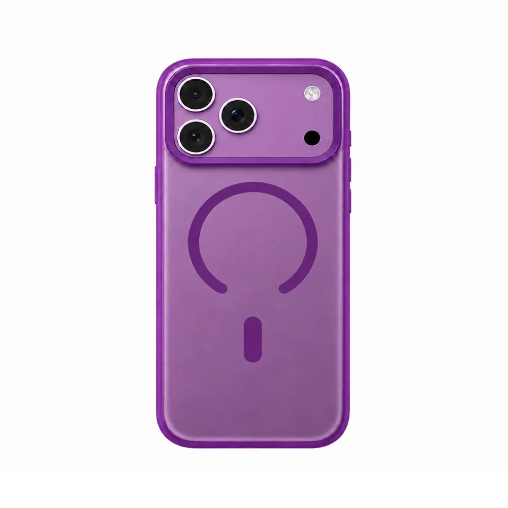 iPhone 18 Pro MagSafe Uyumlu Şeffaf Kılıf - Mutural Mist Serisi