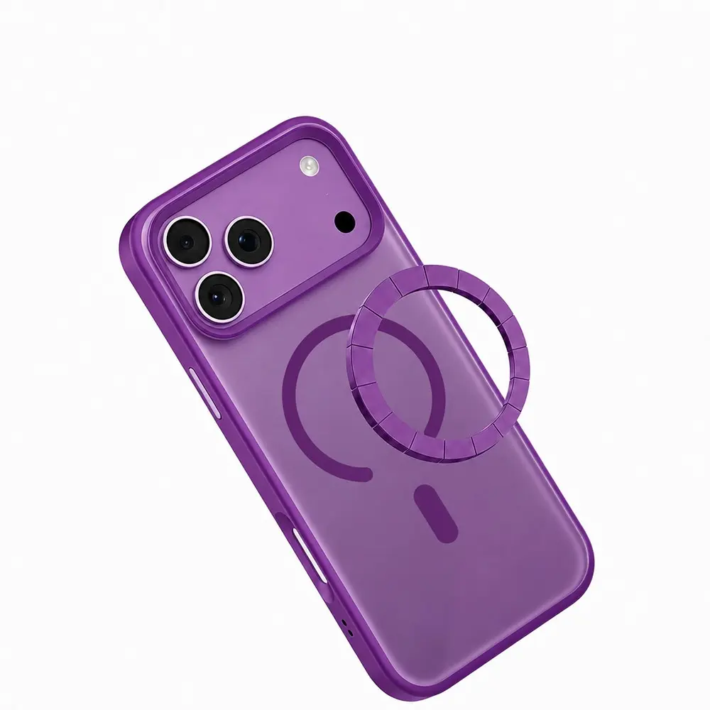 iPhone 18 Pro MagSafe Uyumlu Şeffaf Kılıf - Mutural Mist Serisi