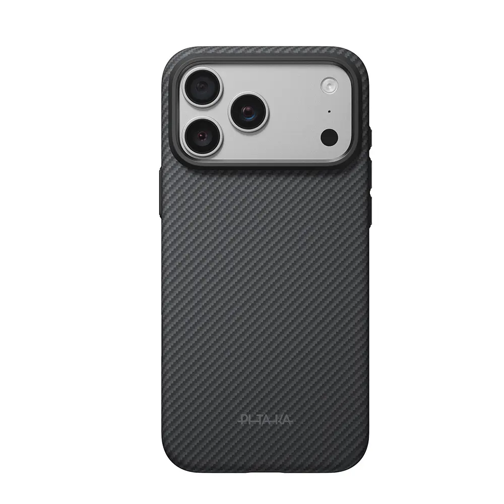 iPhone 18 Pro MagSafe Uyumlu Aramid Fiber Kılıf - Pitaka Military-Grade Classic