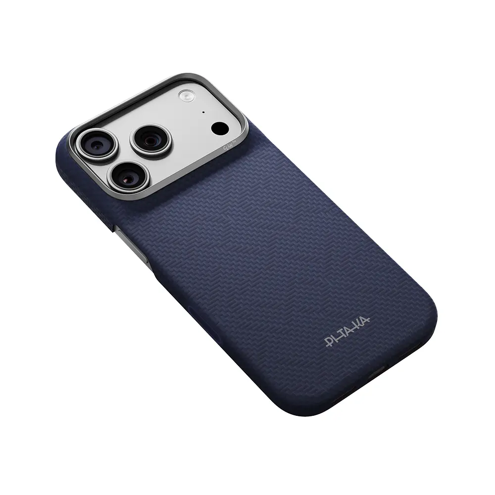iPhone 18 Pro MagSafe Uyumlu Aramid Fiber Kılıf - Pitaka Weaving