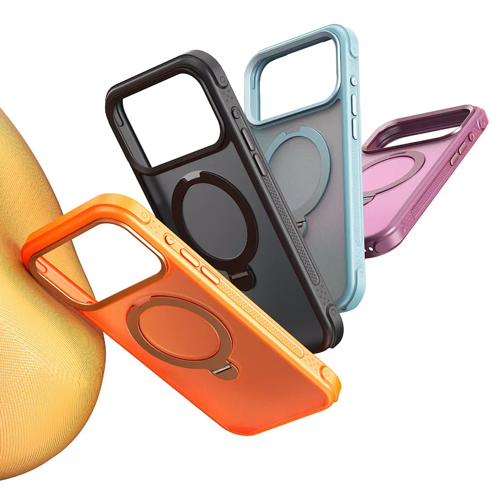 iPhone 18 Pro MagSafe Uyumlu Standlı Kılıf - Lenyes Eclat
