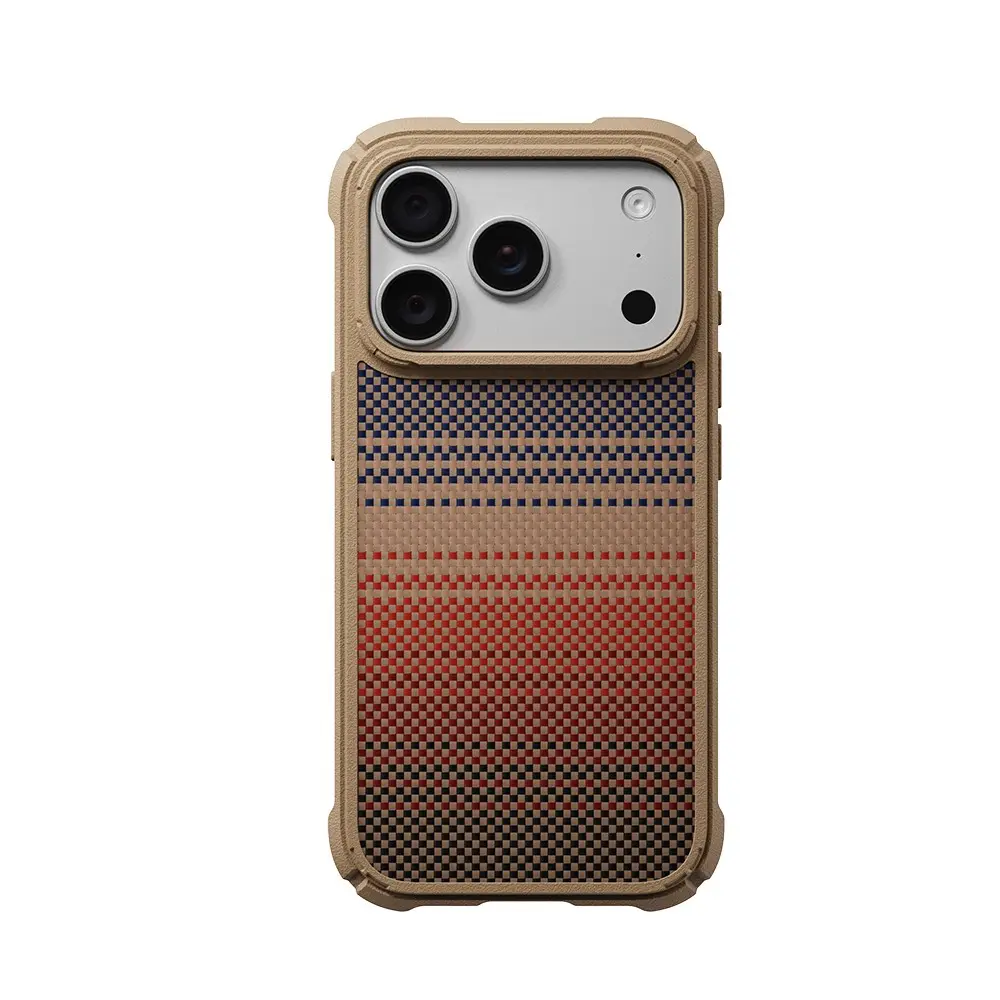 iPhone 18 Pro MagSafe Uyumlu Aramid Fiber Kılıf - Pitaka Cairn