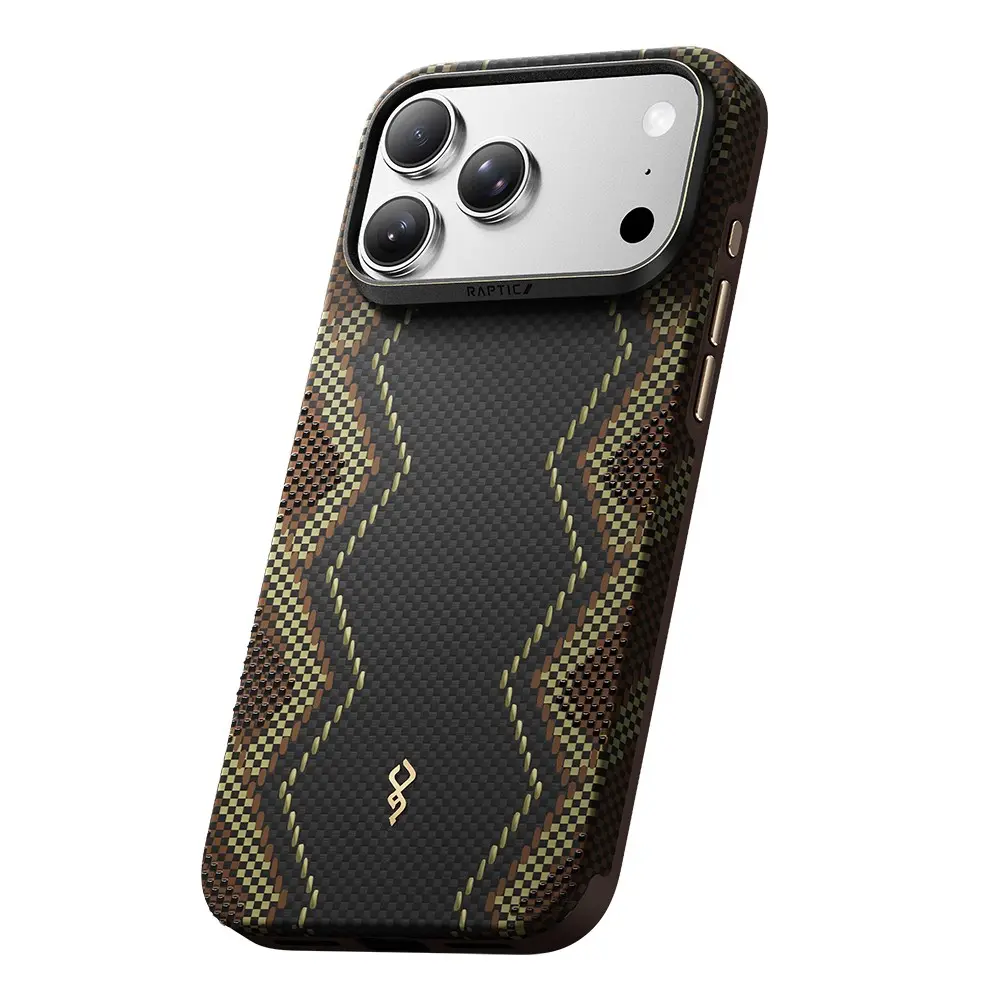 iPhone 18 Pro MagSafe Uyumlu Aramid Karbon Kılıf - Raptic Scepter